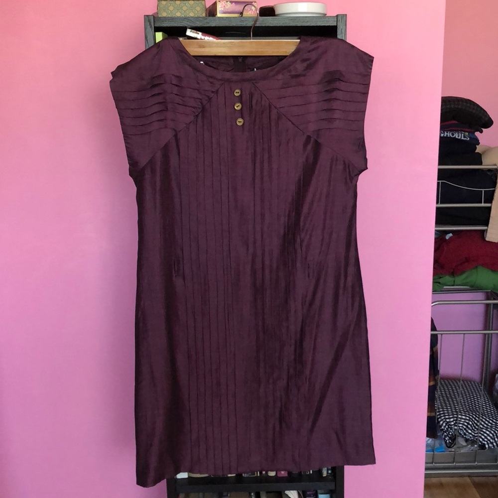 Dear Creatures Purple Shift Dress
